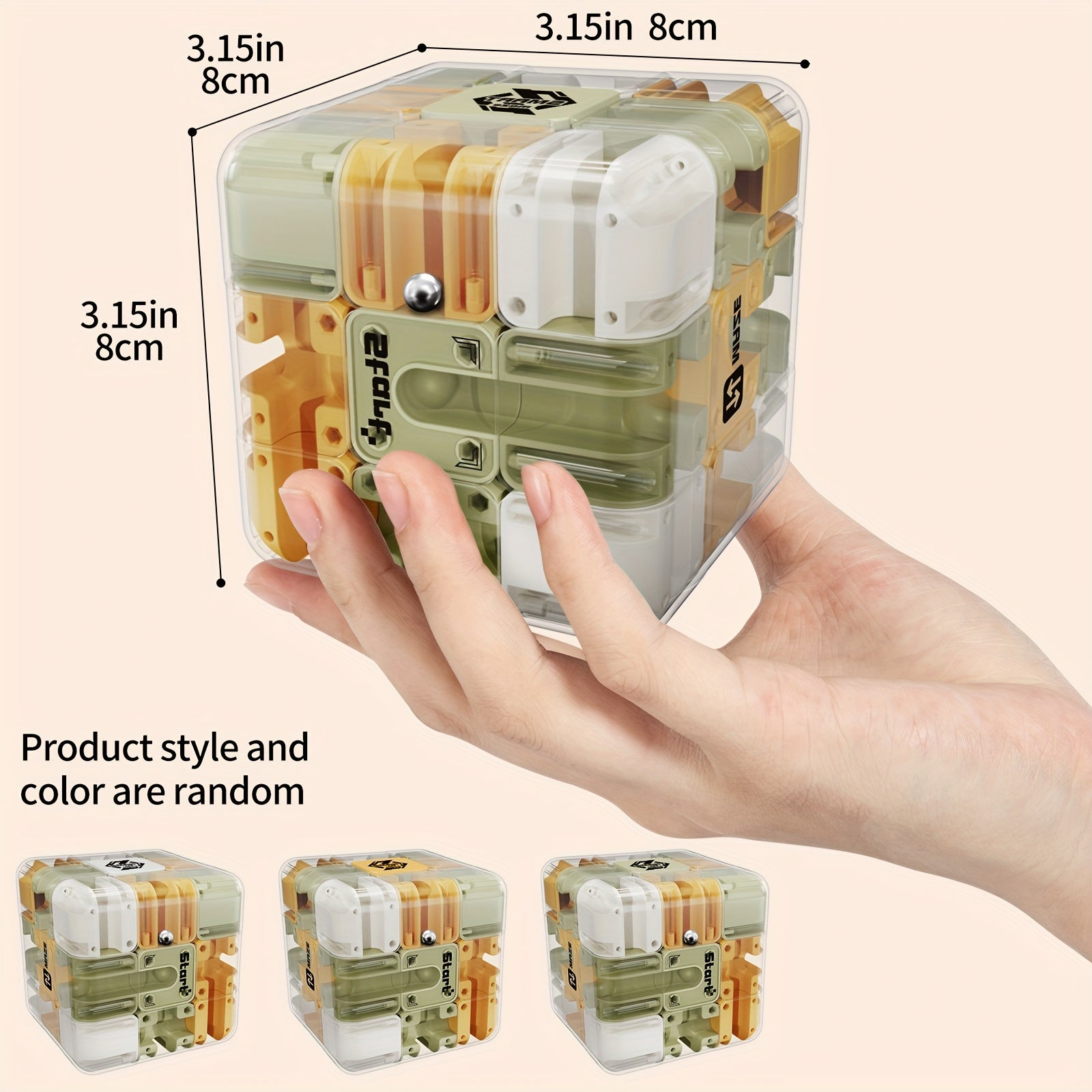 Cubo Mágico Labirinto 3D Educativo para Crianças