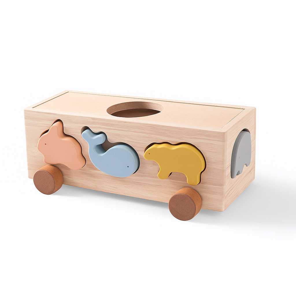 Blocos de Empilhamento Montessori para Bebês - Aprendizado e Diversão