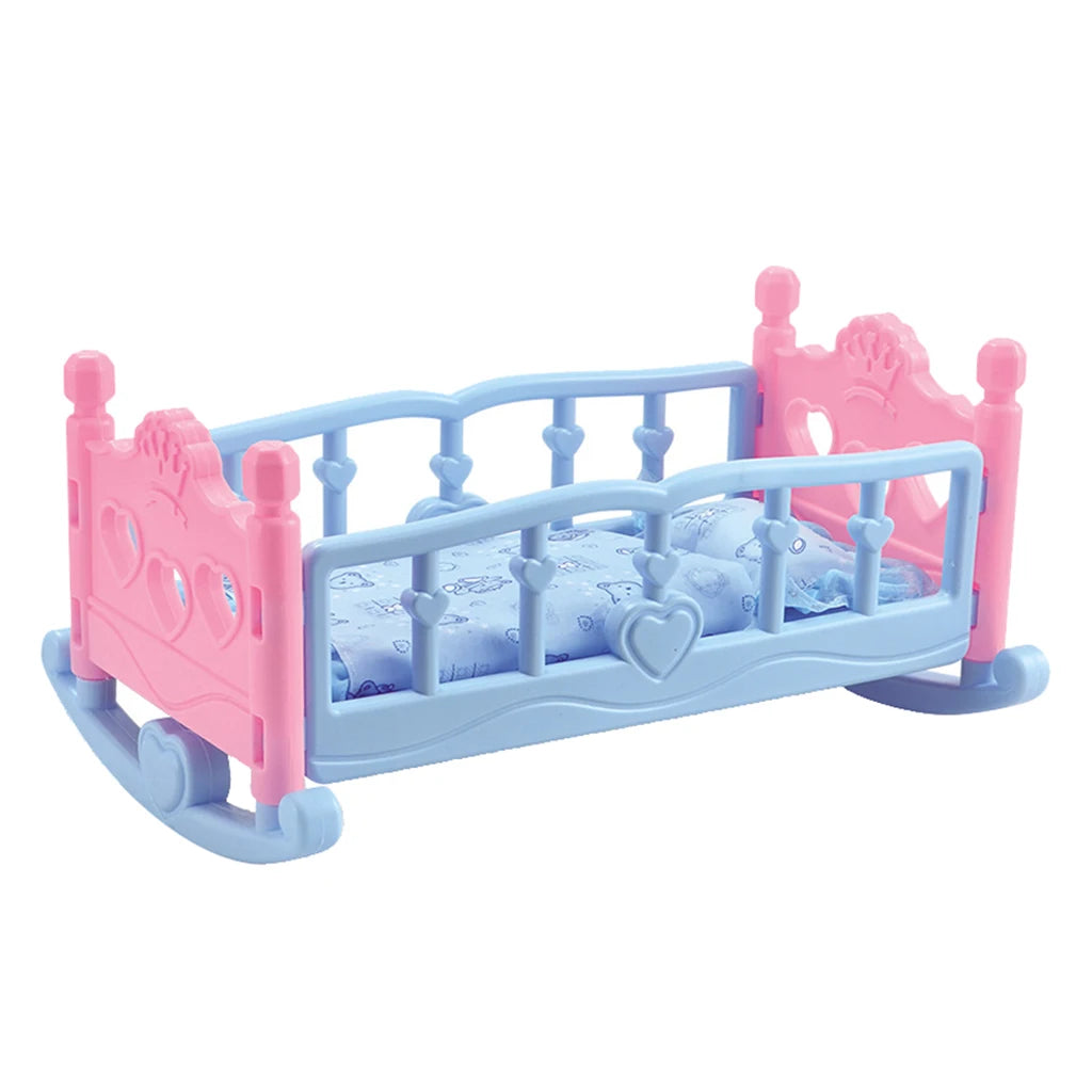 Berço Miniatura de Balanço para Bonecas - Conforto e Diversão