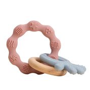 Mordedor de Silicone Montessori para Bebês