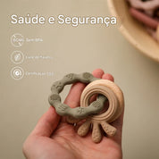 Mordedor de Silicone Montessori para Bebês