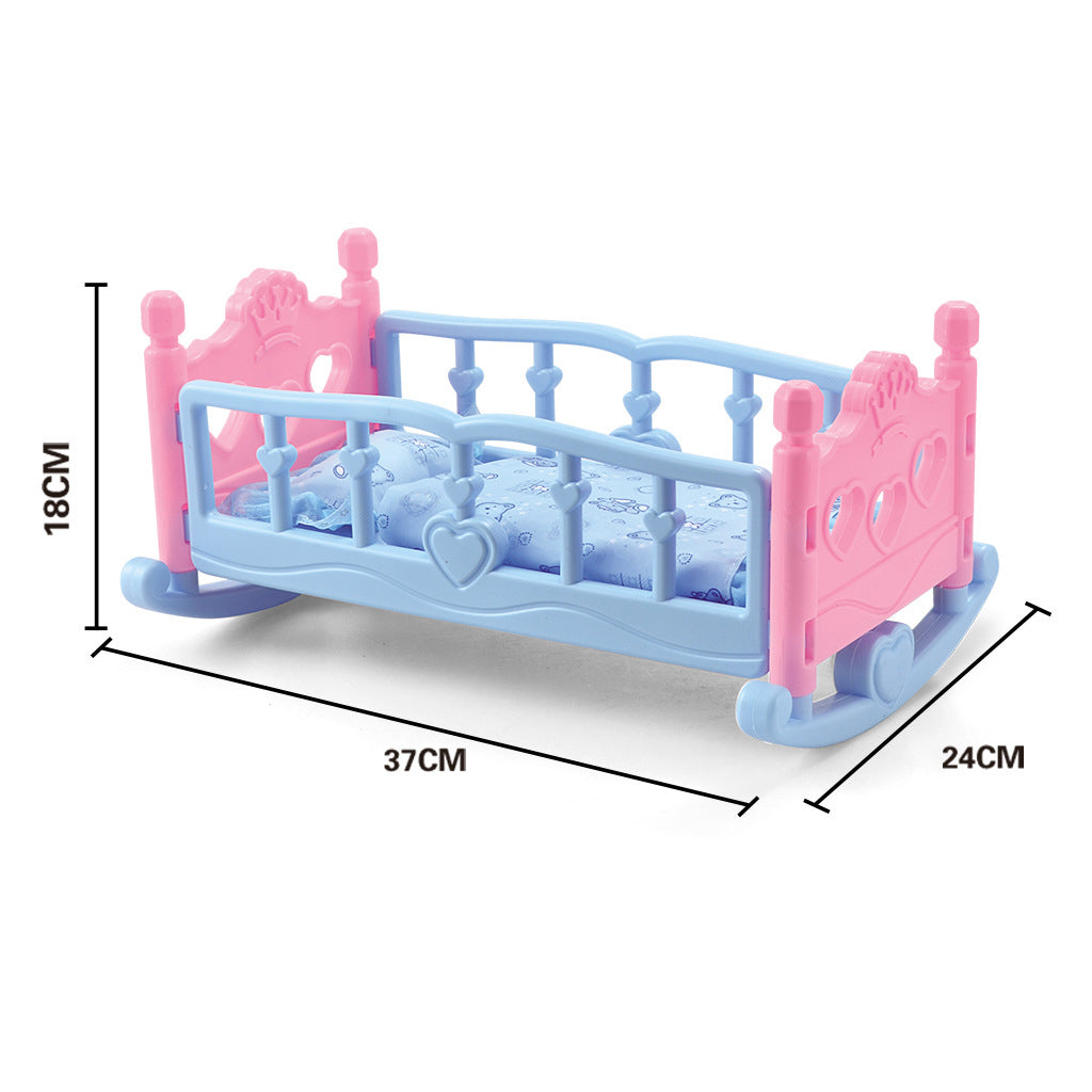 Berço Miniatura de Balanço para Bonecas - Conforto e Diversão
