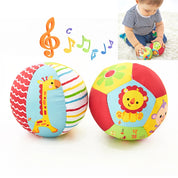Bola Sensorial Educativa para Bebês com Chocalho