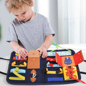 Placa Montessori de Atividades para Desenvolvimento Infantil