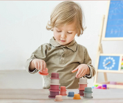 1 conjunto de silicone copos de empilhamento montessori brinquedos para crianças blocos empilhador brinquedos educativos precoce brinquedos de banho do bebê ins estilo banheira brinquedo