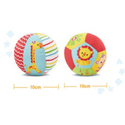 Bola Sensorial Educativa para Bebês com Chocalho