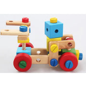 Kit de Construção Montessori de Madeira - Aprendizado Criativo