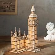 Quebra-Cabeça 3D de Madeira Modelos Torres Famosas