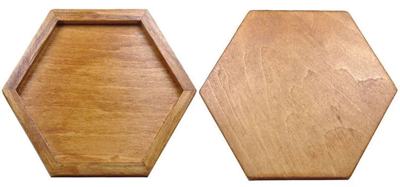 Quebra-Cabeça Infantil Hexagonal de Madeira Montessori