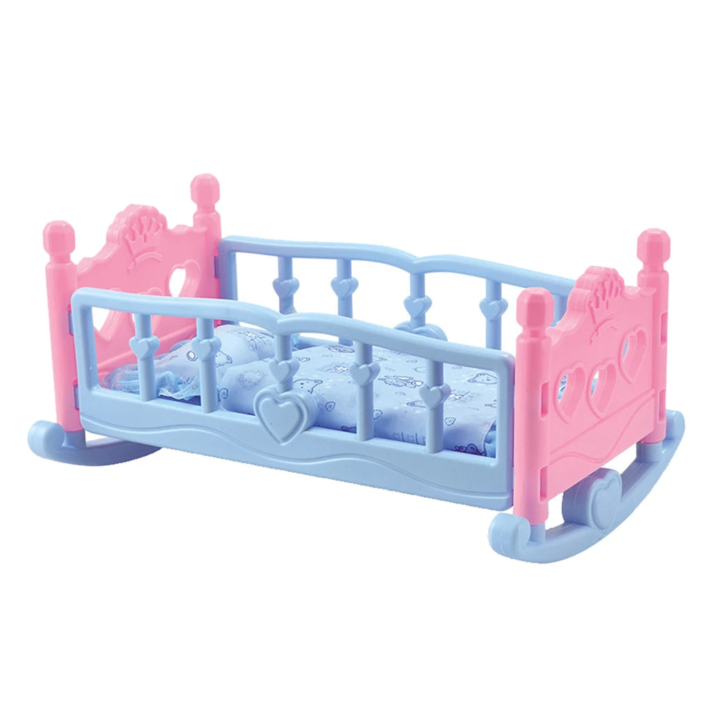 Berço Miniatura de Balanço para Bonecas - Conforto e Diversão