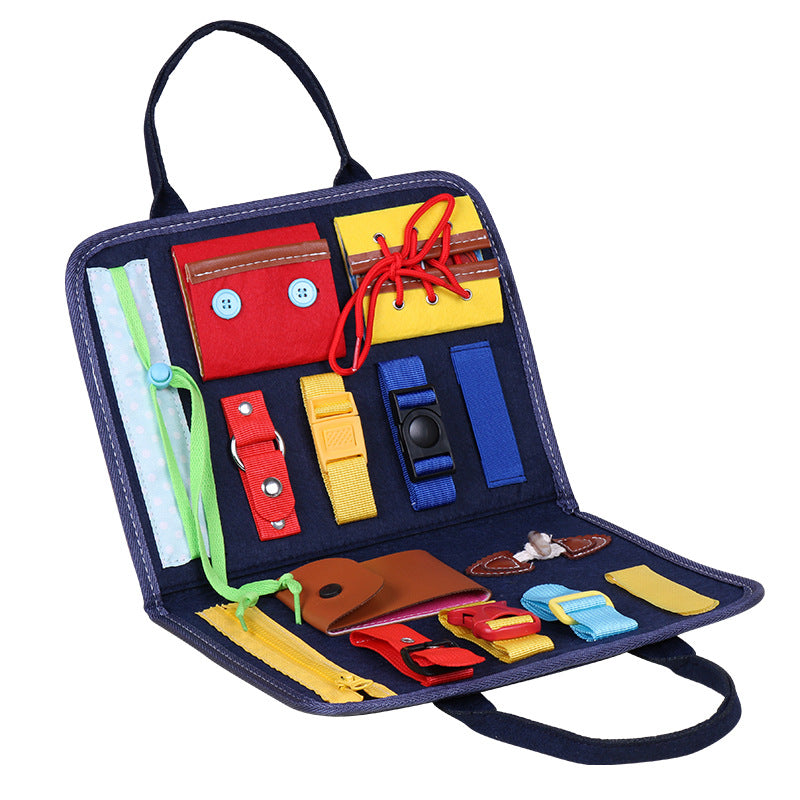 Placa Montessori de Atividades para Desenvolvimento Infantil