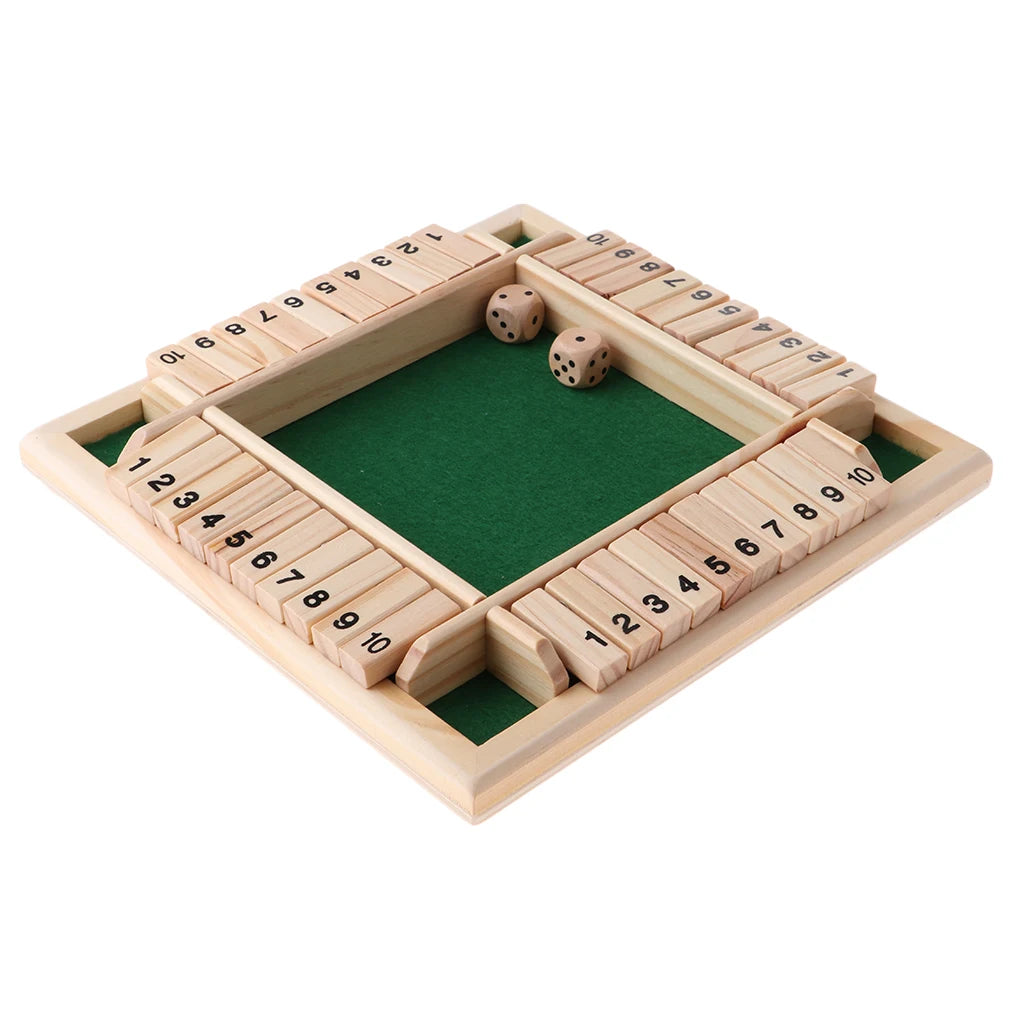 Jogo de Tabuleiro de Madeira