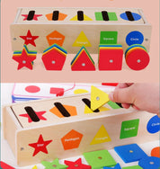 Brinquedo Educativo Montessori de Madeira com Jogo de Pesca Divertido