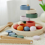 Brinquedo Montessori de Classificação e Coordenação Motora