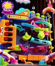 Brinquedo educacional montessori, pista multicamadas, jogo de aventura, trilho, bola de rolamento, modelo interativo, cérebro para crianças