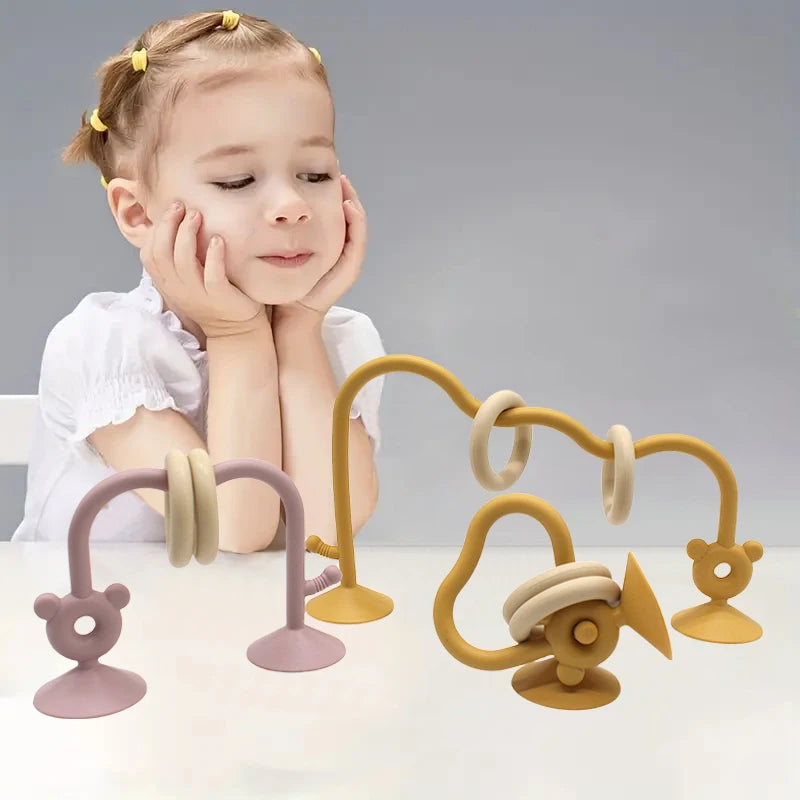 Brinquedo Montessori de Silicone para Desenvolvimento Infantil