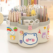 Suporte Infantil Giratório para Lápis Canetas - Organização e Estilo