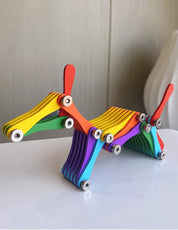 Brinquedo Dobrável Educativo para Desenvolvimento Infantil