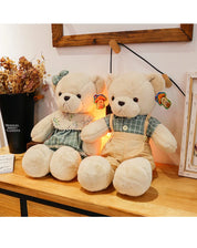 80cm bonito macio fresco casal urso brinquedos de pelúcia kawaii presente de natal travesseiro crianças brinquedos de pelúcia decoração do quarto ponto urso de pelúcia
