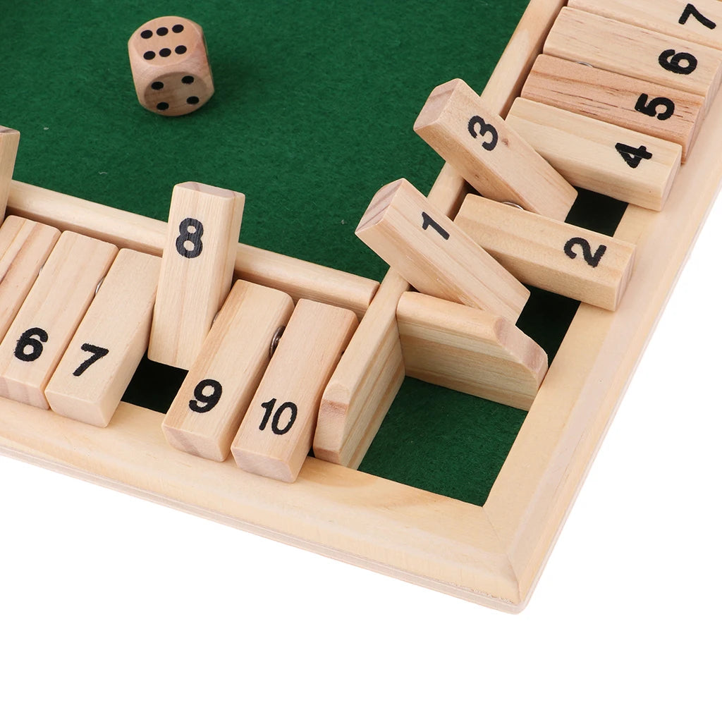 Jogo de Tabuleiro de Madeira