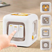 Cubo Sensorial Educativo 6 em 1 Montessori para Crianças