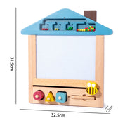 Prancheta Magnética Montessori para Crianças - Aprendizagem Criativa