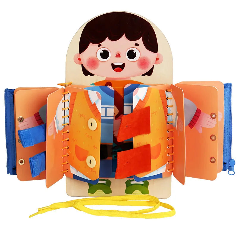 Placa Montessori Multicamadas para Desenvolvimento Infantil