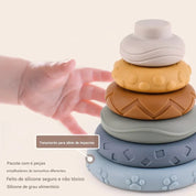 Blocos de Silicone Montessori para Bebês