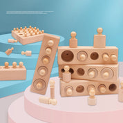 Brinquedo Sensorial Montessori de Encaixe para Crianças