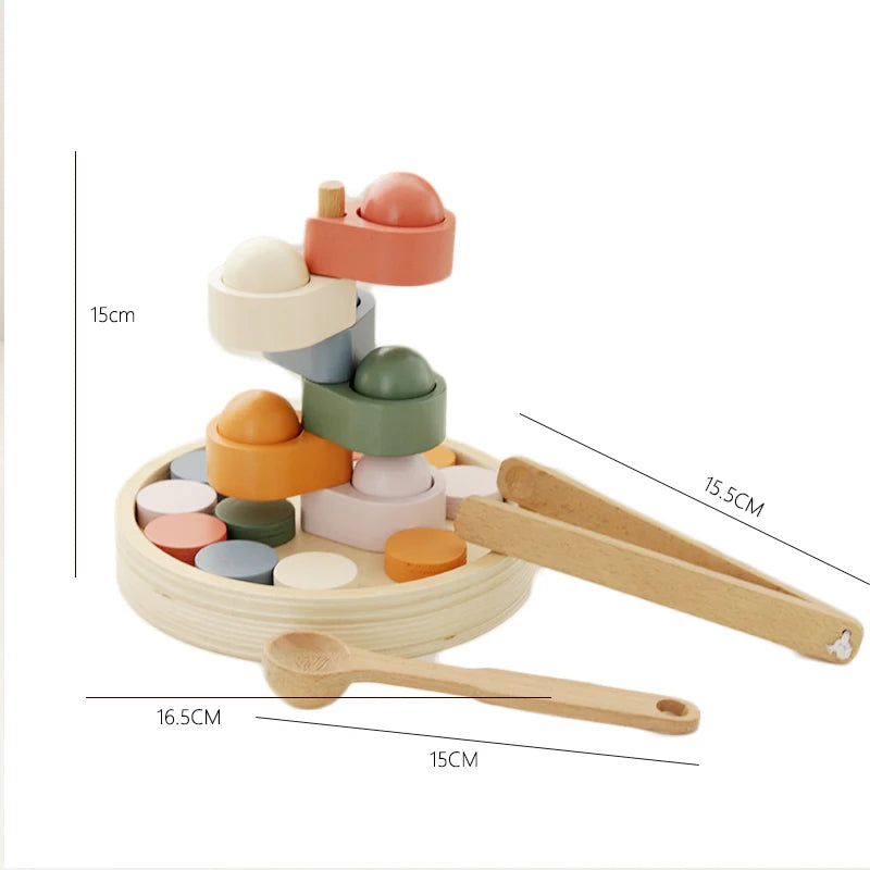 Brinquedo Montessori de Classificação e Coordenação Motora