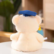 1 peça 23cm urso de formatura brinquedo de pelúcia bonito urso de pelúcia boneca macia meninos meninas estudantes presente de formatura
