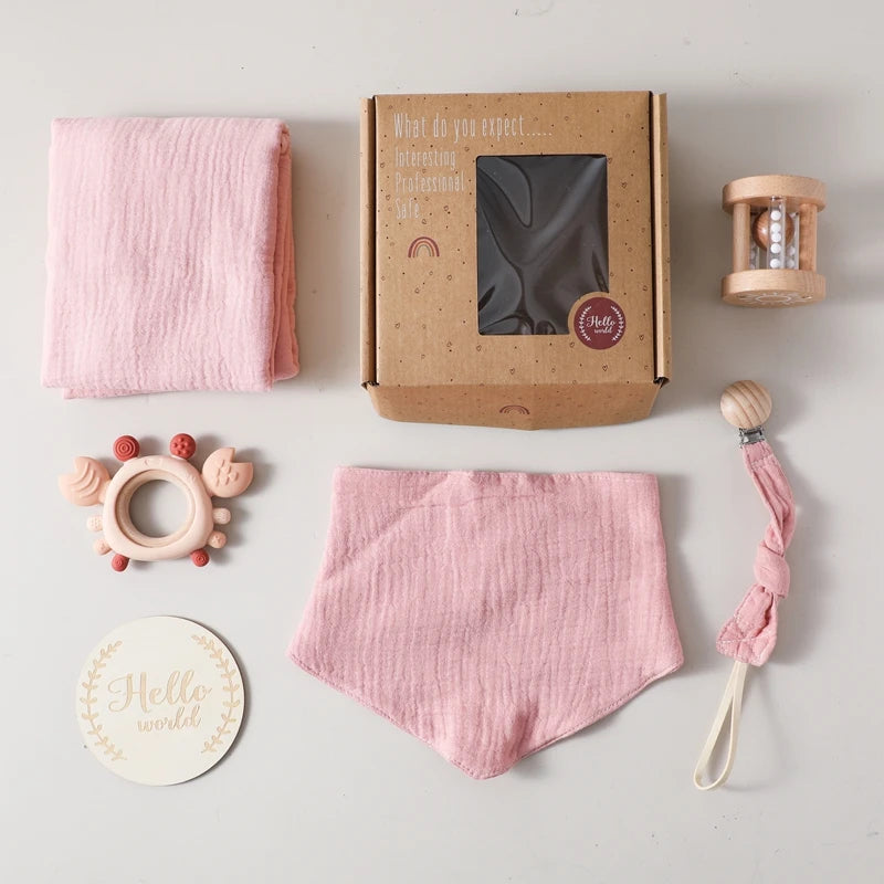 Kit Premium Presente Brinquedos de Banho para Bebês - 6 Peças
