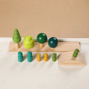 Quebra-cabeças jogo educativo montessori bebê feixe de equilíbrio jogo brinquedos para crianças estilo nórdico blocos de construção de madeira brinquedos para crianças