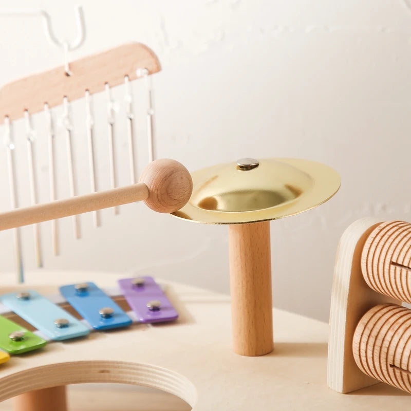 Instrumentos Musicais Montessori de Madeira para Crianças