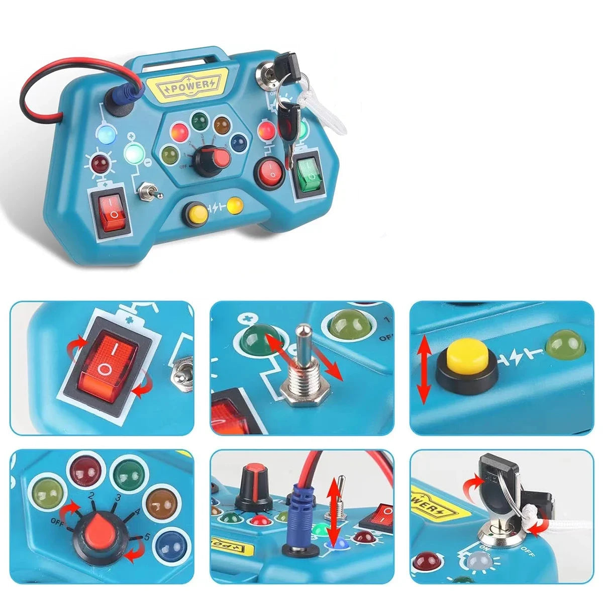 Montessori ocupado placa brinquedos para crianças presentes para 3 anos de idade do bebê meninos meninas brinquedos educativos aprendizagem da criança brinquedos de viagem