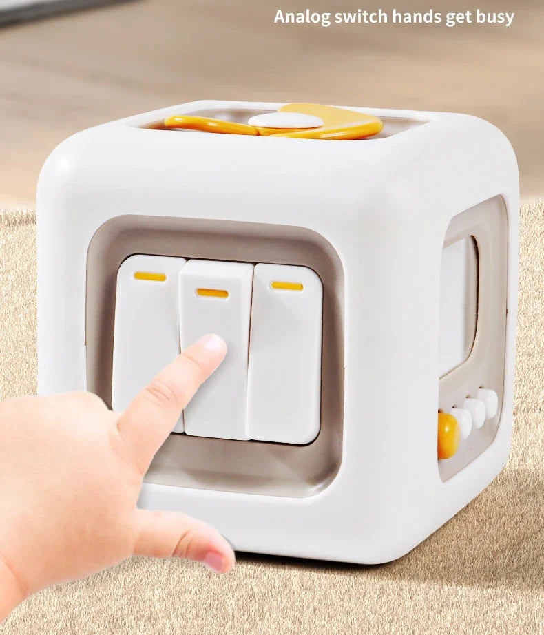 Cubo Sensorial Educativo 6 em 1 Montessori para Crianças