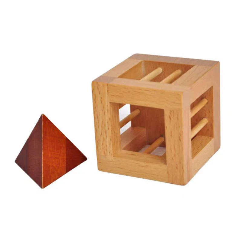 Brinquedo Educativo de Madeira – Caixa de Permanência Montessori