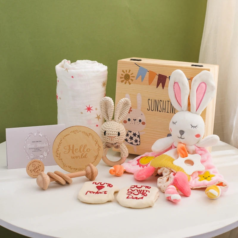 Kit de Presente Montessori para Bebês - Brinquedos Educativos