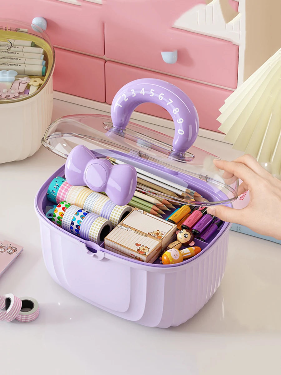 Organizador Infantil Portátil de Acessórios e Maquiagem