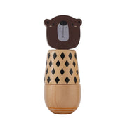 Montessori brinquedos para bebês de madeira dos desenhos animados animal quebra-cabeça brinquedo educação do bebê jogo de quebra-cabeça recém-nascido mão e pé exercício brinquedo