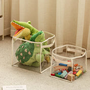 Cesta Transparente para Organização de Brinquedos