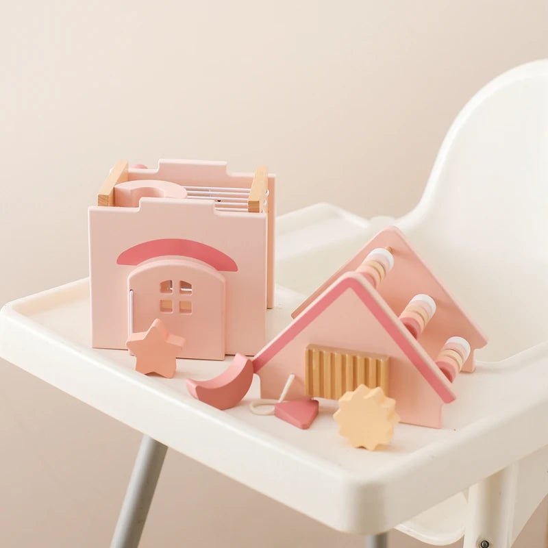 Brinquedo Educativo Montessoriano 5 em 1 para Crianças