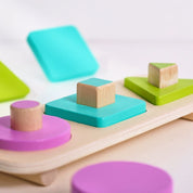 Montessori brinquedos para bebês de madeira dos desenhos animados frutas agarrando placa forma cor frutas cognição brinquedo do bebê educação precoce jogo puzzle