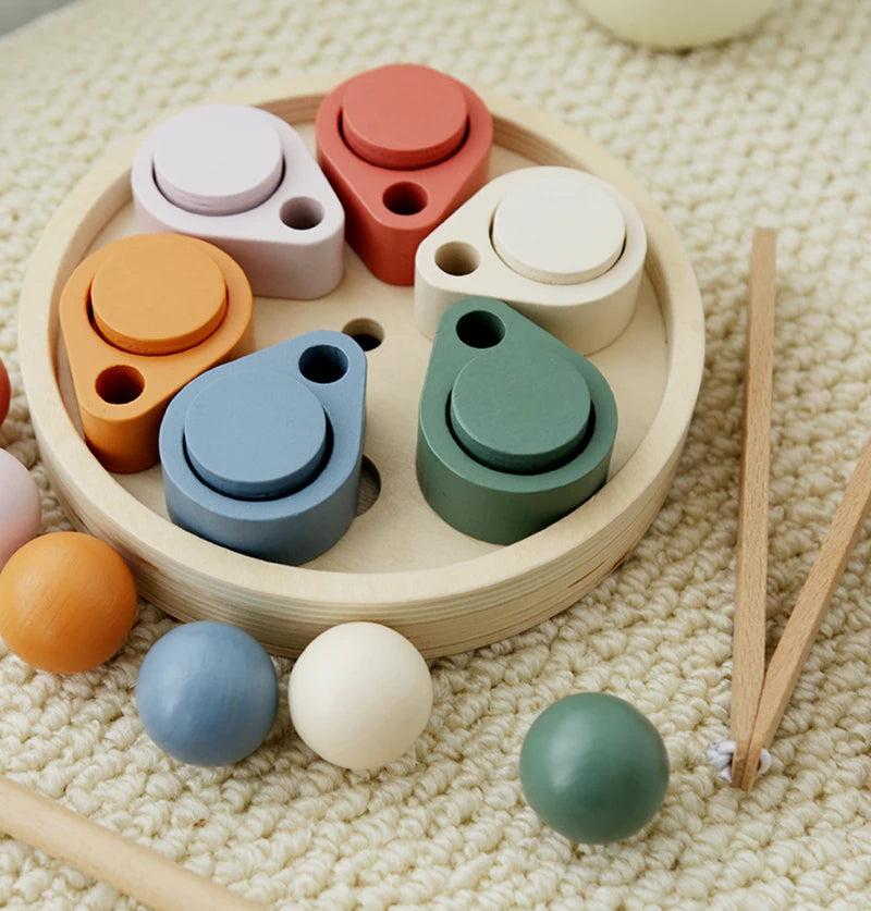 Brinquedo Montessori de Classificação e Coordenação Motora