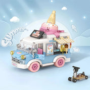 Peças de Montar Veículos Doces – Mini Carros Temáticos Estilo Food Truck e Carros de Festa
