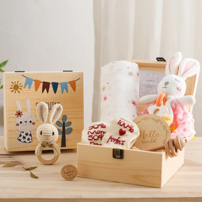 Kit de Presente Montessori para Bebês - Brinquedos Educativos