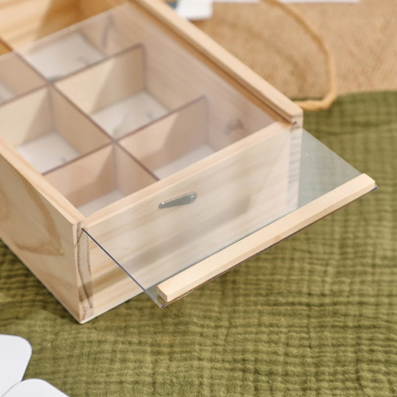 Kdis Outdoor Exploration Set Insects Plants Observation Box Wooden Cognitive Magnifying Glass Natural Forest Adventure Toys Gift
