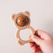 Chocalho de Madeira Urso Musical Montessori