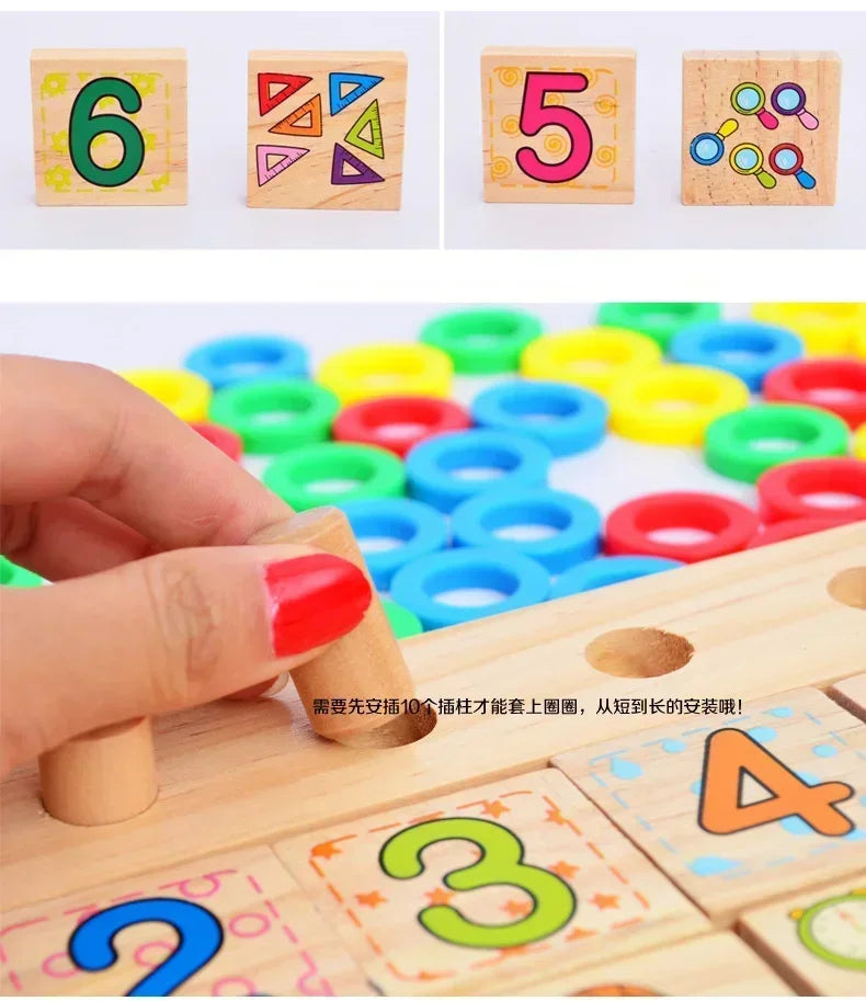 Placa Logarítmica Montessori: Aprendizado Divertido e Educativo
