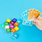 Brinquedo Educativo Montessori de Aritmética em Madeira